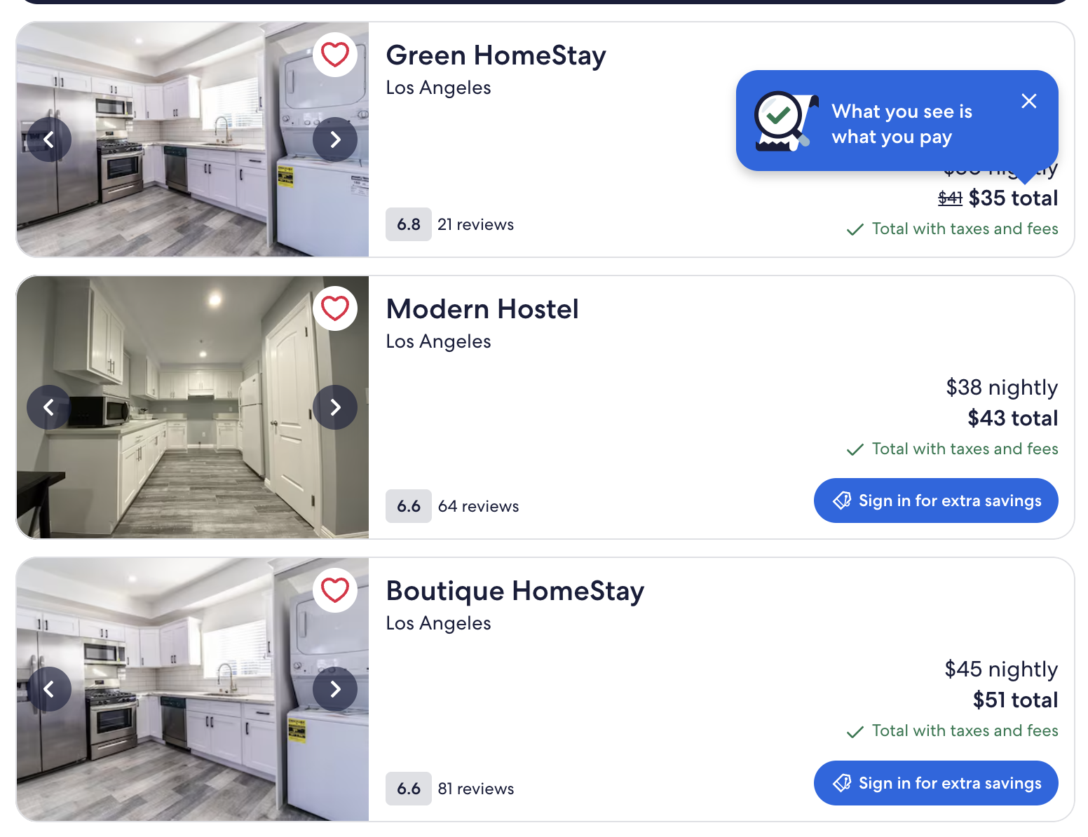 expedia los angeles search